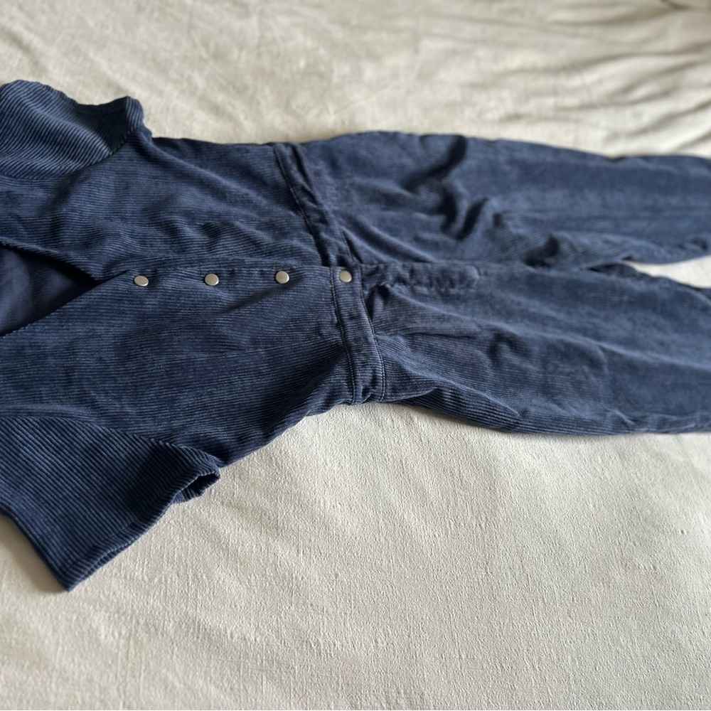 Roolee blue Corduroy Jumpsuit